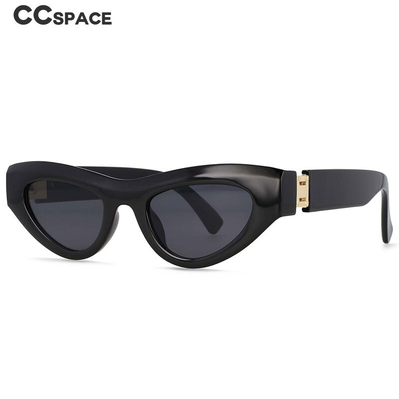 CCspace Women's Full Rim Cat Eye Resin Frame Sunglasses 54473 Sunglasses CCspace Sunglasses
