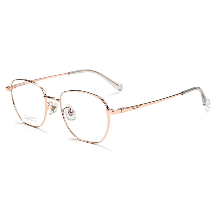 Bclear Unisex Full Rim Square Titanium Eyeglasses Lb5509 Full Rim Bclear