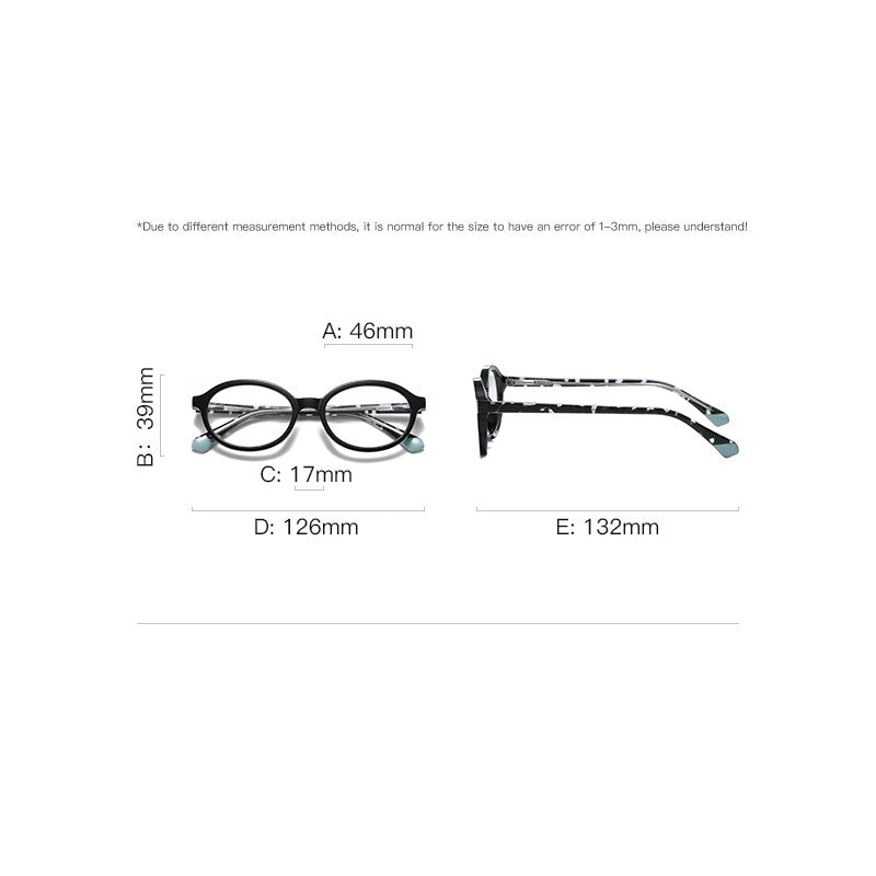 Gmei Unisex Children's Full Rim Round Small Square Tr 90 Titanium Eyeglasses 20205 Full Rim Gmei Optical   