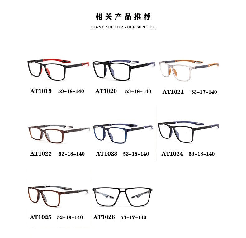 Chashma Ochki Unisex Full Rim Square Tr 90 Titanium Sport Eyeglasses 1021 Full Rim Chashma Ochki