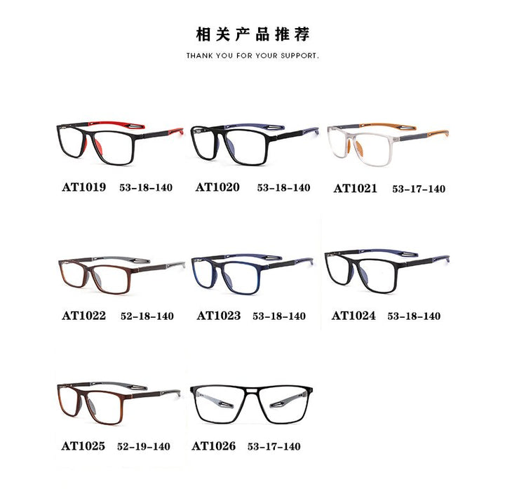 Chashma Ochki Unisex Full Rim Square Tr 90 Titanium Sport Eyeglasses 1021 Full Rim Chashma Ochki