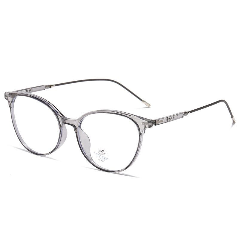 Reven Jate Unisex Full Rim Round Square Tr 90 Eyeglasses 81235 Full Rim Reven Jate