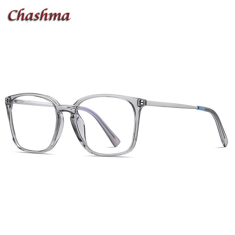 Chashma Ochki Unisex Full Rim Square Tr 90 Titanium Stainless Steel Eyeglasses 2079 Full Rim Chashma Ochki   