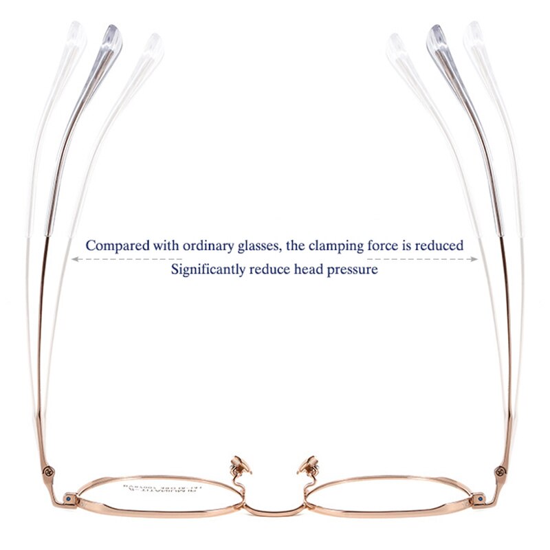Handoer Unisex Full Rim Round Square Titanium Eyeglasses Bv87007 Full Rim Handoer