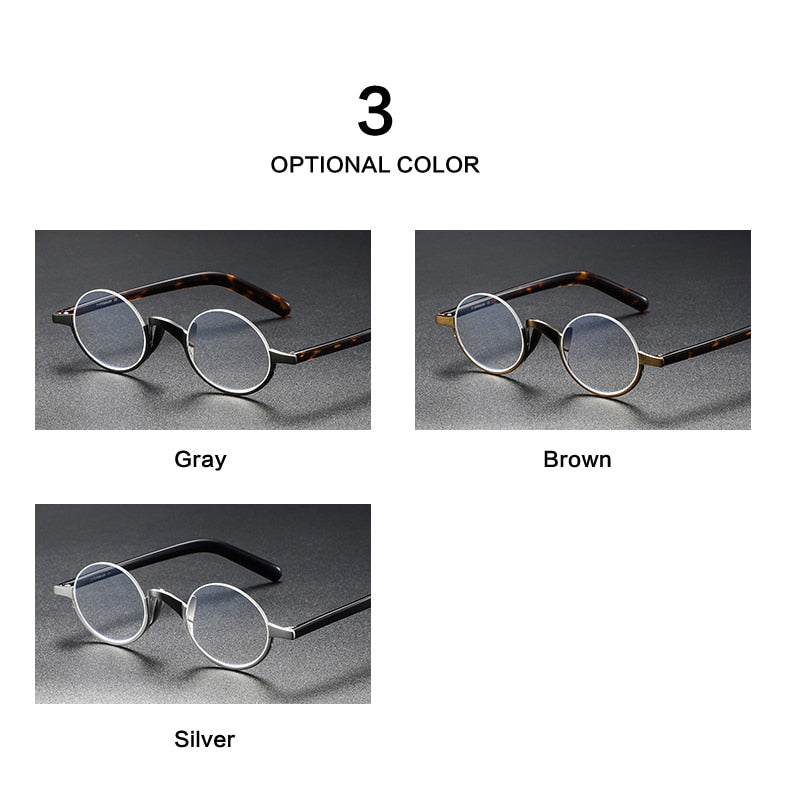 Muzz Men's Semi Rim Acetate Titanium Frame Eyeglasses 80 Semi Rim Muzz