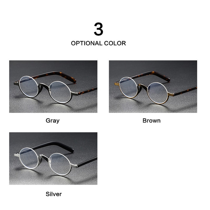 Muzz Men's Semi Rim Acetate Titanium Frame Eyeglasses 80 Semi Rim Muzz