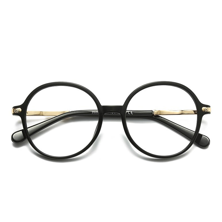 Zirosat Children's Unisex Full Rim Round Tr 90 Alloy Eyeglasses 20201 Full Rim Zirosat