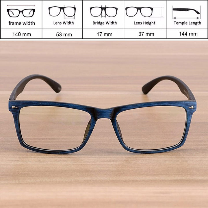 Reven Jate Unisex Full Rim Square Tr 90 Resin Reading Glasses 922 Reading Glasses Reven Jate