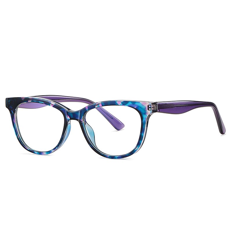 Zirosat Children's Unisex Full Rim Square Tr 90 + Cp Eyeglasses 20210 Full Rim Zirosat C4