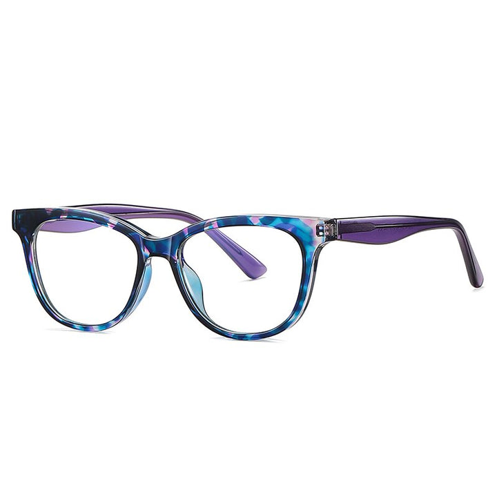 Zirosat Children's Unisex Full Rim Square Tr 90 + Cp Eyeglasses 20210 Full Rim Zirosat C4