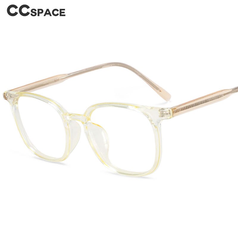 CCspace Unisex Full Rim Square Tr 90 Acetate Eyeglasses 55518 Full Rim CCspace