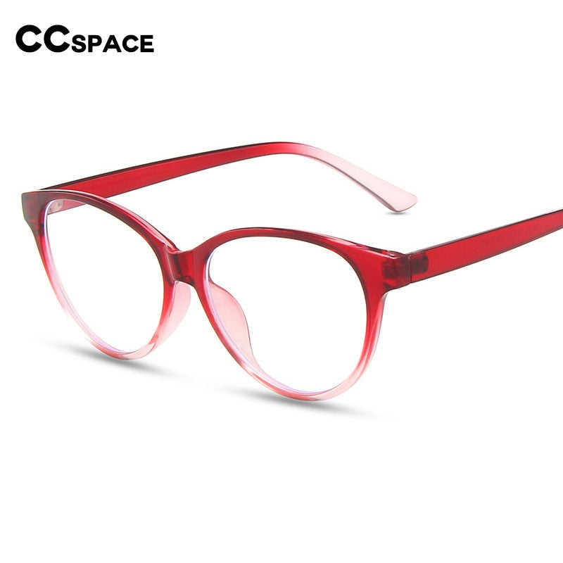 CCspace Unisex Full Rim Square Acetate Eyeglasses 55438 Full Rim CCspace