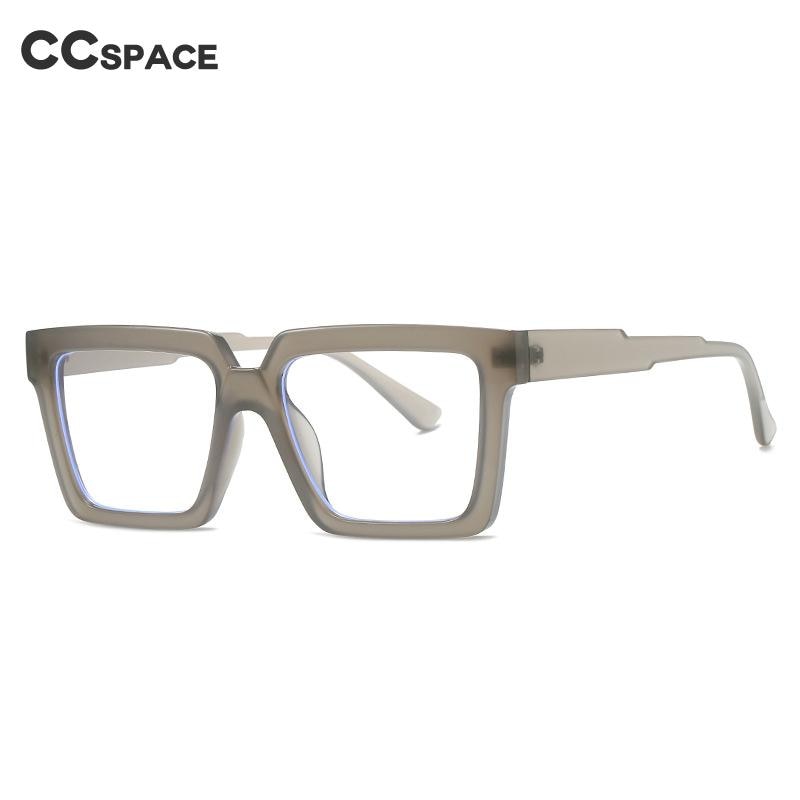 CCspace Unisex Full Rim Square Tr 90 Eyeglasses 55830 Full Rim CCspace