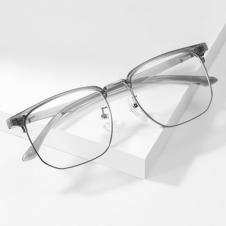 Gmei Unisex Full Rim Square Alloy Tr 90 Eyeglasses Tm11 Full Rim Gmei Optical