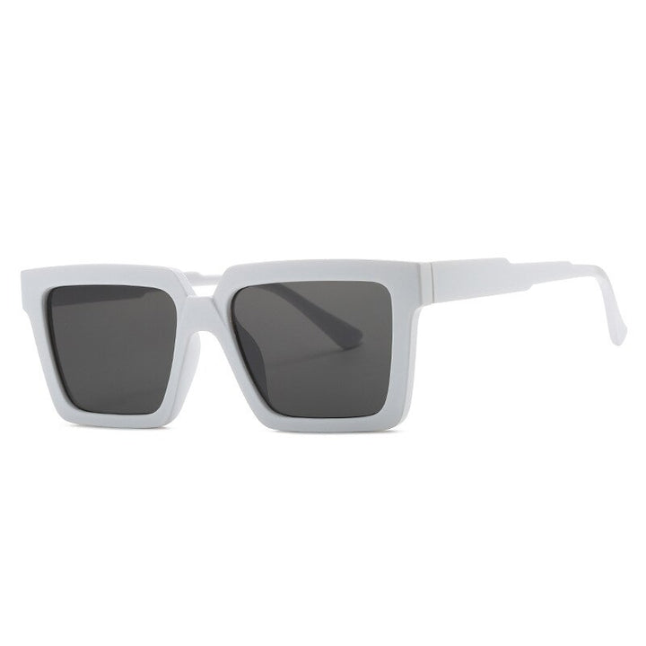 CCspace Unisex Full Rim Square Tr 90 Eyeglasses 55830 Full Rim CCspace WhiteBlack China