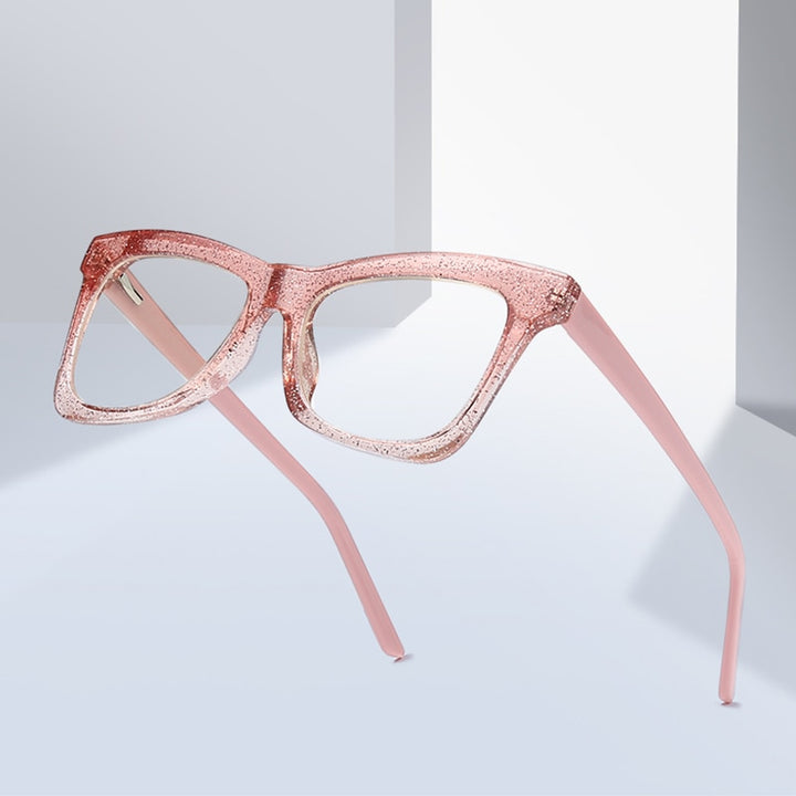 Gmei Women's Full Rim TR 90 Titanium Cat Eye Frame Eyeglasses 2042 Full Rim Gmei Optical
