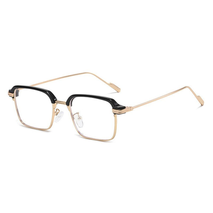 Handoer Unisex Full Rim Square Tr 90 Alloy Eyeglasses F21102 Full Rim Handoer   