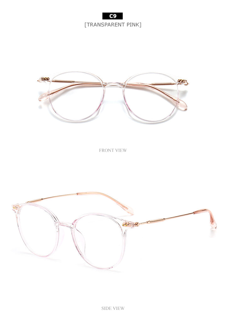 Chashma Unisex TR 90 Titanium Round Full Rim Frame Eyeglasses 90045 Full Rim Chashma