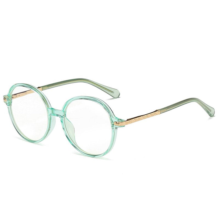 Zirosat Children's Unisex Full Rim Round Tr 90 Alloy Eyeglasses 20201 Full Rim Zirosat C6