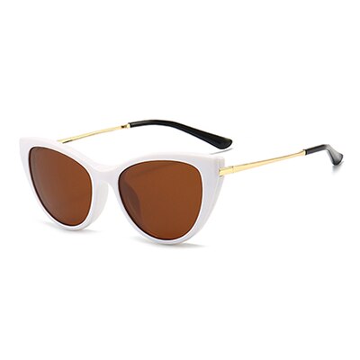 Ralferty Women's Full Rim Oval Cat Eye Acetate Eyeglasses With Clip On Sunglasses 2353 With Clip Ons Ralferty White As picture