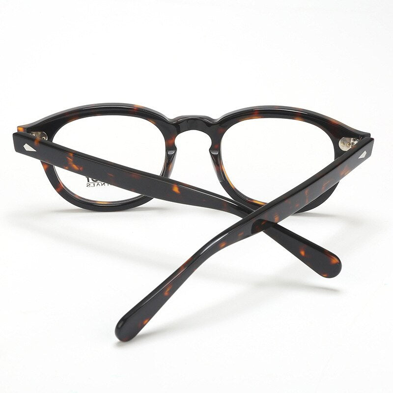 Bclear Unisex Full Rim Round Acetate Three Size S-M-L Frame Eyeglasses 1915 Full Rim Bclear