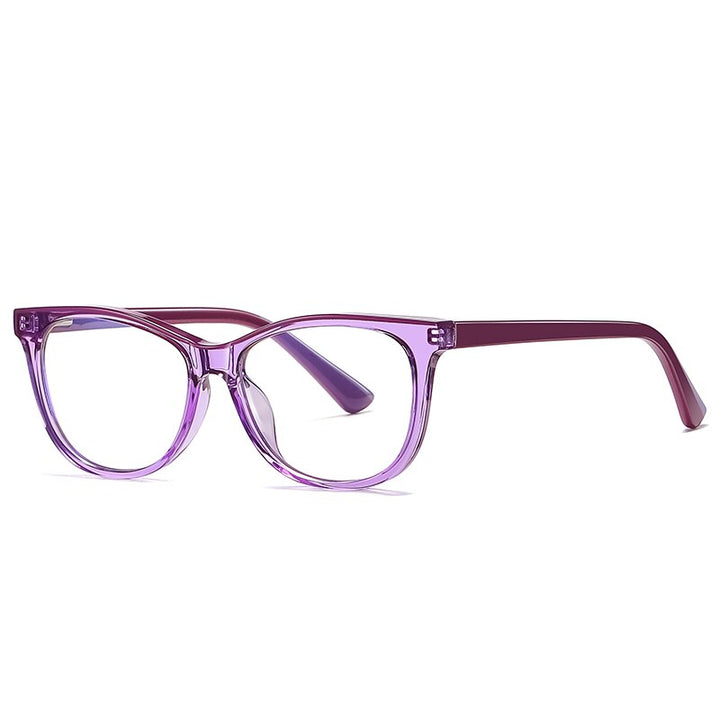 Gmei Youth Girl's Full Rim Small Square Tr 90 Titanium Spring Hinge Eyeglasses 20207 Full Rim Gmei Optical C4  