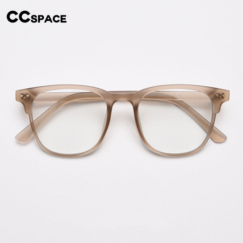 CCspace Unisex Full Rim Big Square Tr 90 Titanium Eyeglasses 55804 Full Rim CCspace