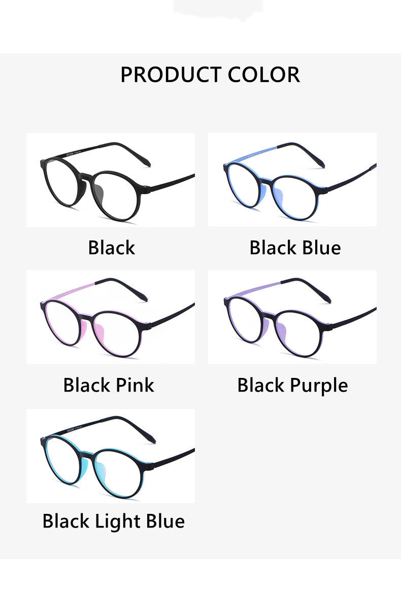 Gmei Unisex Full Rim TR 90 Titanium Alloy Round Frame Eyeglasses3050 Full Rim Gmei Optical