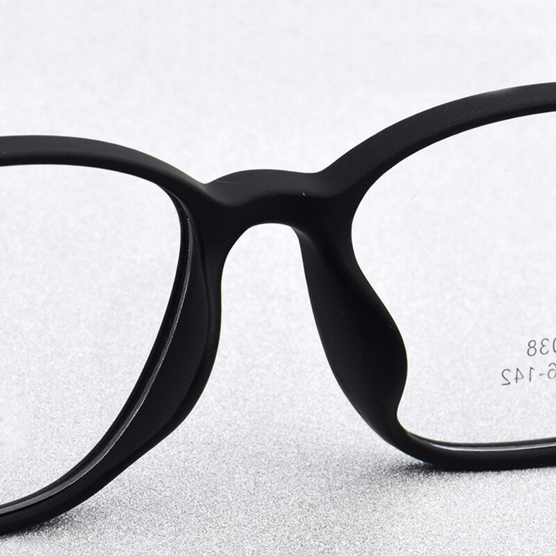 Zirosat Unisex Full Rim Square Ultem Frame Eyeglasses M2038 Full Rim Zirosat