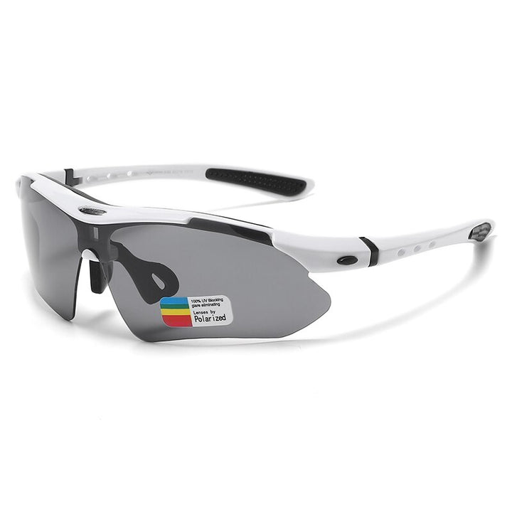 Reven Jate Men's Semi Rim Rectangle Goggle Tr 90 Sunglasses 0089 Sunglasses Reven Jate