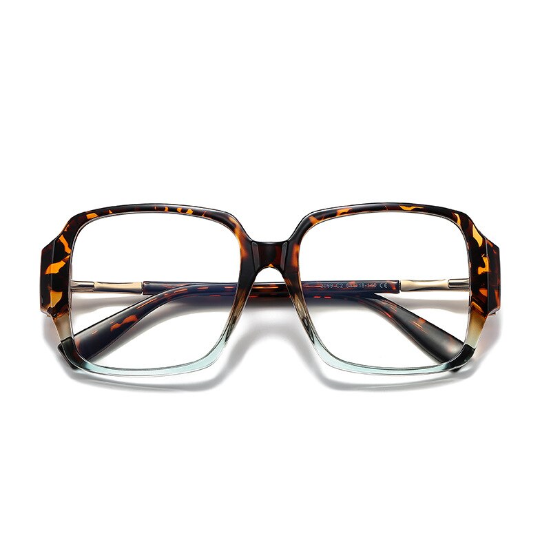 Hotony Women's Full Rim Square Acetate Eyeglasses 2099 Full Rim Hotony C2