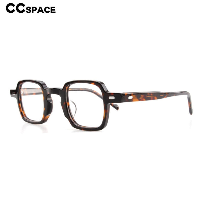 CCspace Women's Full Rim Square Acetate Eyeglasses 55241 Full Rim CCspace