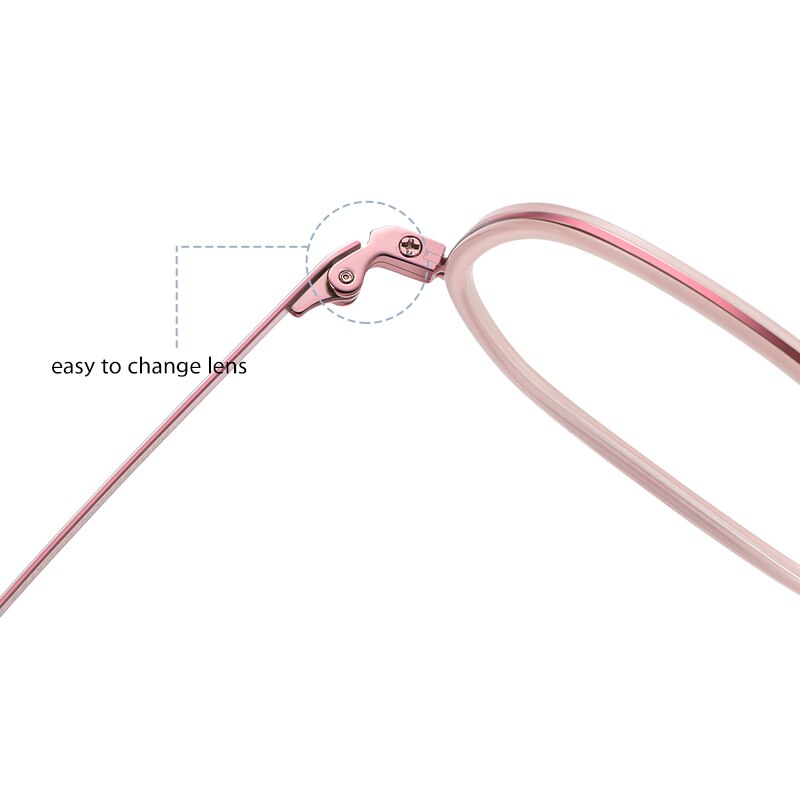 Reven Jate Unisex Full Rim Round Square Acetate Titanium Frame Eyeglasses R2322 Full Rim Reven Jate