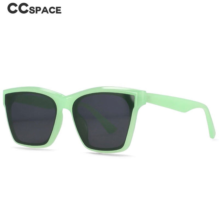 CCspace Women's Full Rim Square Acetate Frame Sunglasses 53257 Sunglasses CCspace Sunglasses