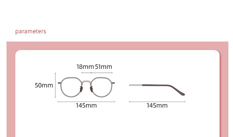 CCspace Unisex Full Rim Polygon Alloy Eyeglasses 55714 Full Rim CCspace