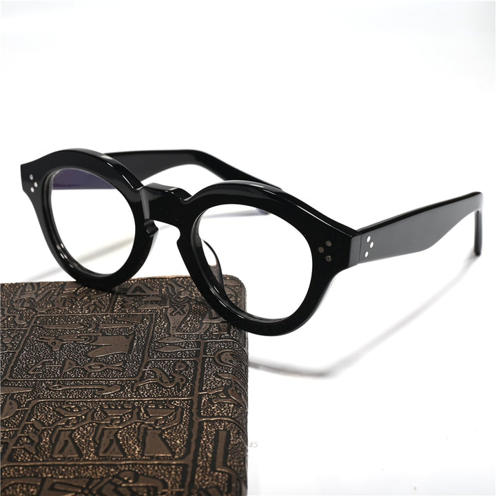 Cubojue Unisex Full Rim Oval Acetate Custom Lens Reading Glasses Cl001 Reading Glasses Cubojue