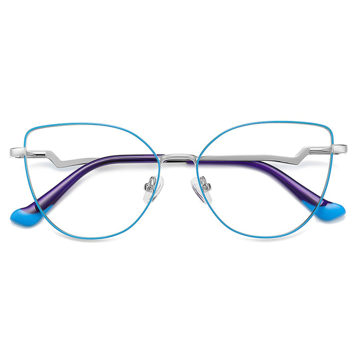 Gmei Women's Full Rim Alloy Cat Eye Frame Eyeglasses 3043 Full Rim Gmei Optical