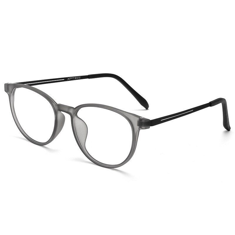 Gmei Unisex Full Rim Round Square Tr 90 Titanium Eyeglasses 9836xp Full Rim Gmei Optical