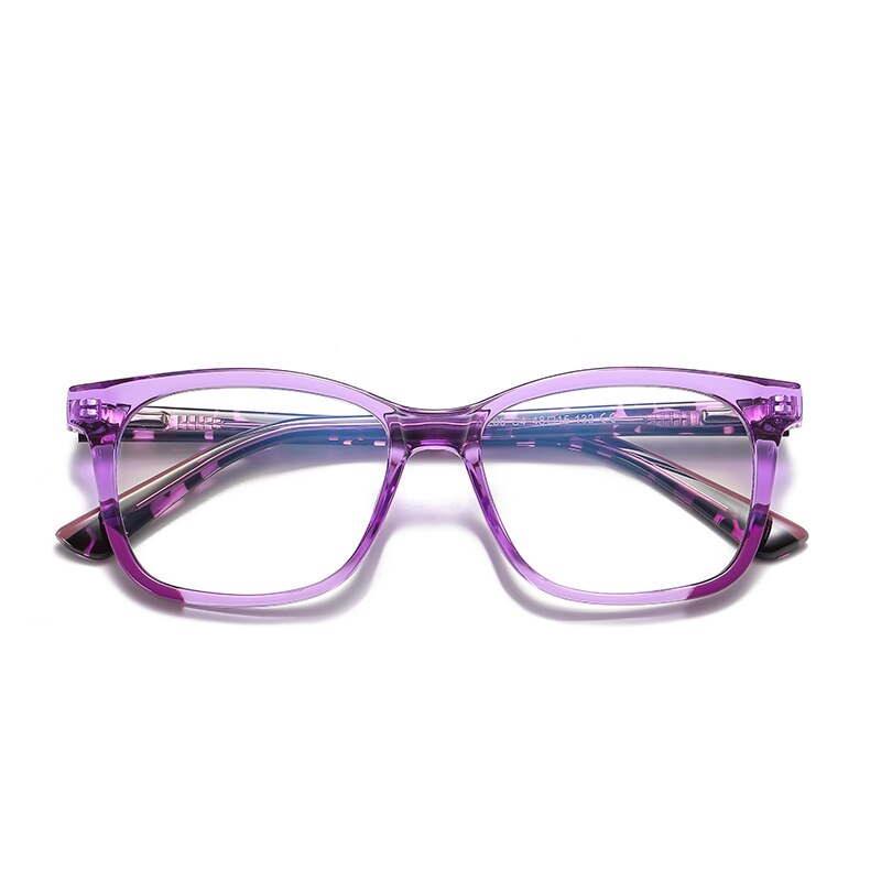 Zirosat Children's Unisex Full Rim Square Tr 90 + Cp Eyeglasses 20206 Full Rim Zirosat C4