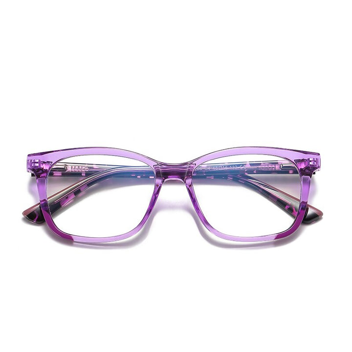 Zirosat Children's Unisex Full Rim Square Tr 90 + Cp Eyeglasses 20206 Full Rim Zirosat C4