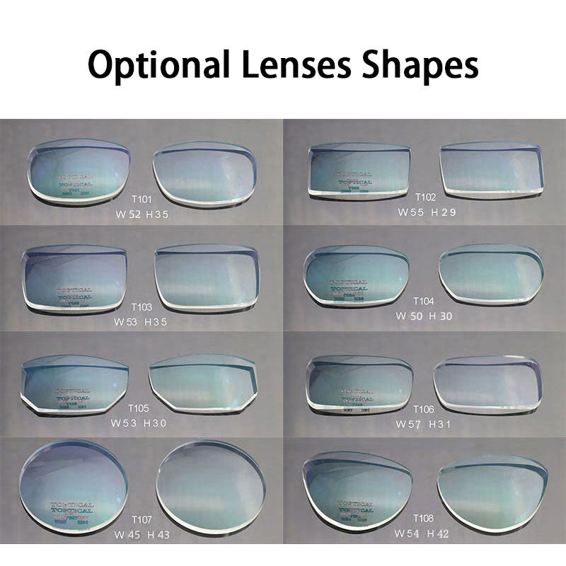 Handoer Unisex Rimless Customized Shaped Lenses 862 Alloy Eyeglasses Rimless Handoer