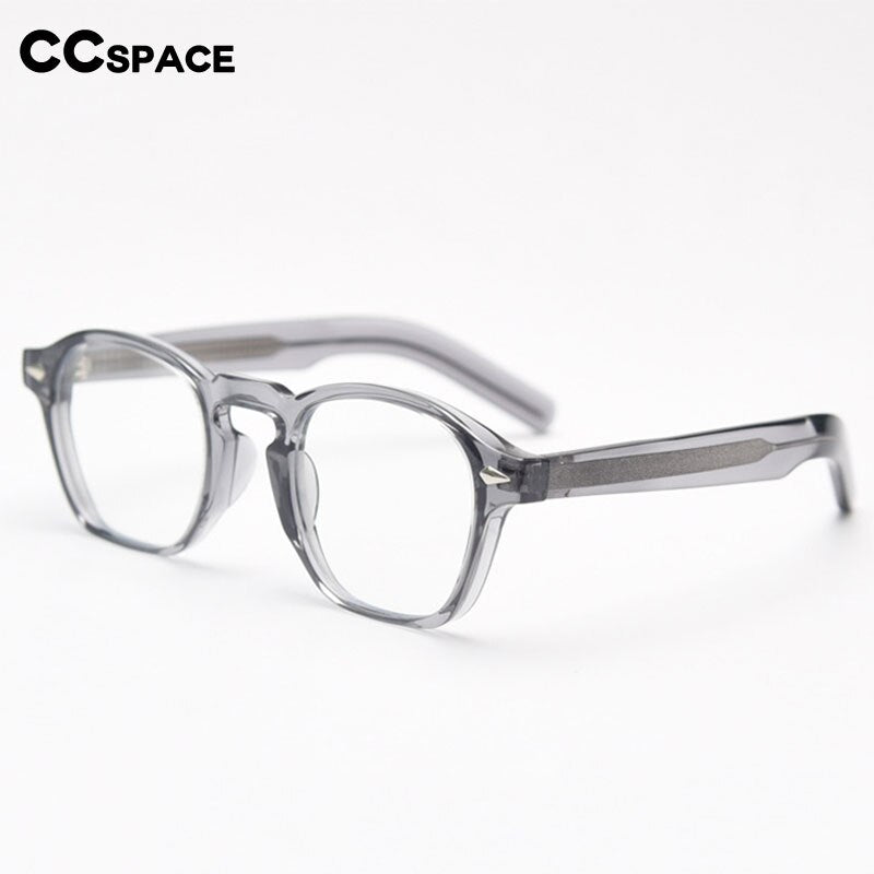 CCspace Unisex Full Rim Square Tr 90 Acetate Eyeglasses 54998 Full Rim CCspace