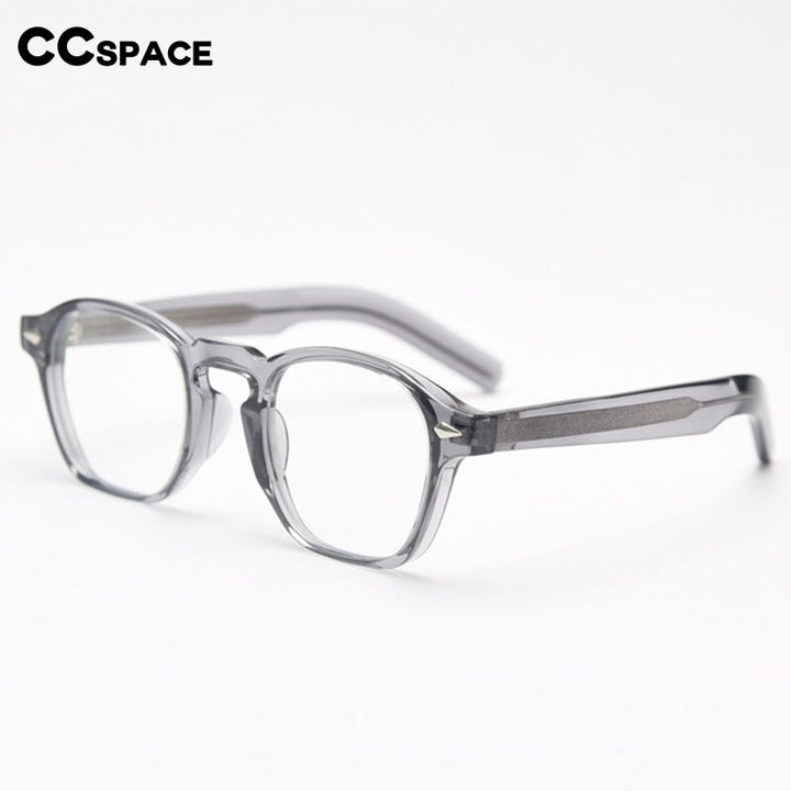 CCspace Unisex Full Rim Square Tr 90 Acetate Eyeglasses 54998 Full Rim CCspace