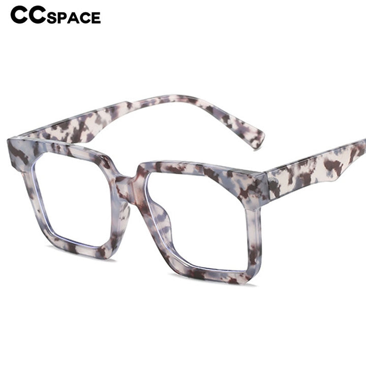 CCspace Unisex Full Rim Square PC Eyeglasses 56358 Full Rim CCspace
