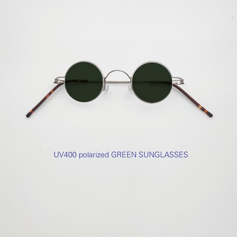 Yujo Unisex Full Rim Round Stainless Steel Small Eyeglasses Y065 Full Rim Yujo C3 China