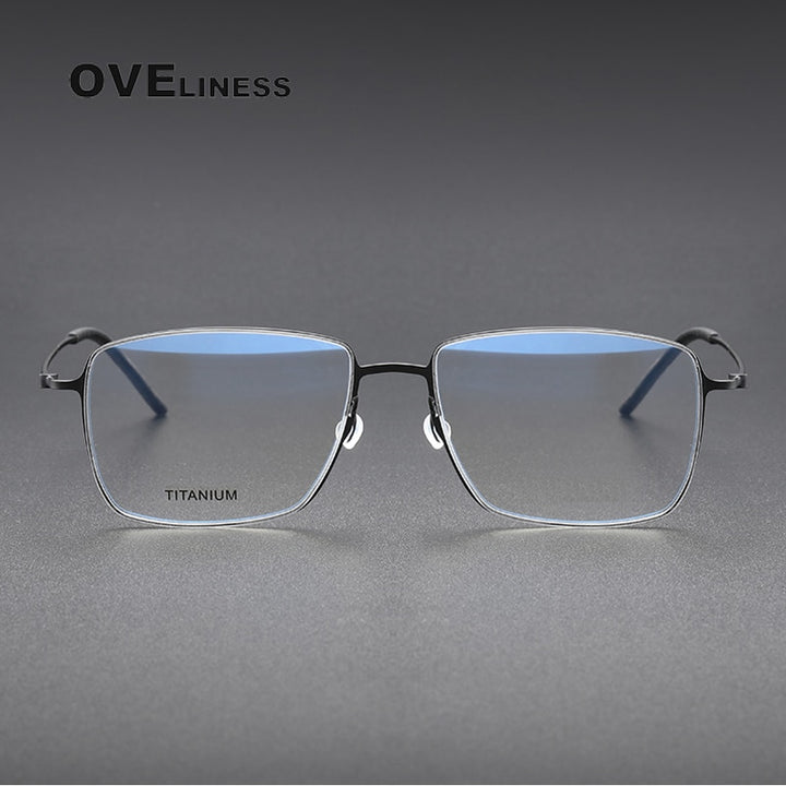 Oveliness Unisex Full Rim Square Titanium Eyeglasses 5508 Full Rim Oveliness