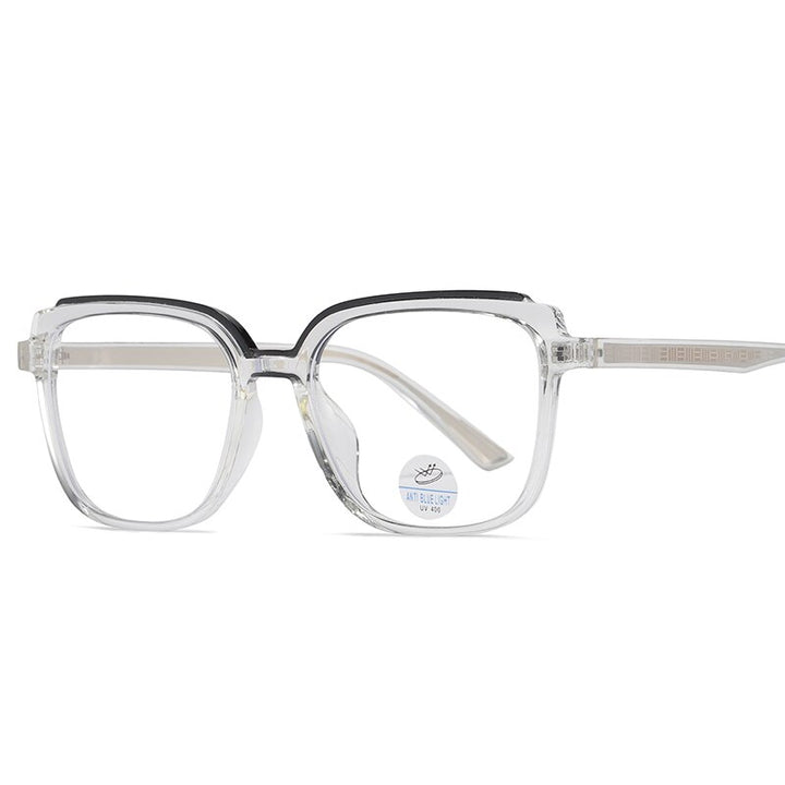 Reven Jate Unisex Full Rim Square Acetate Eyeglasses 81229 Full Rim Reven Jate