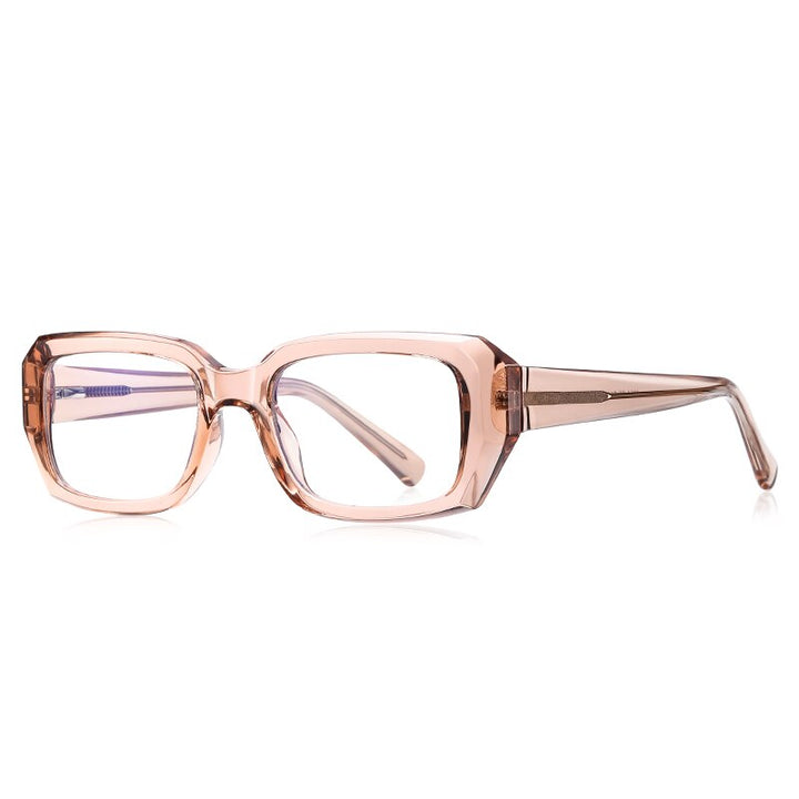 Reven Jate Unisex Full Rim Square Acetate Eyeglasses 2154 Full Rim Reven Jate C5