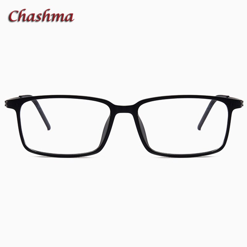 Chashma Ochki Unisex Full Rim Square Ultem Tr 90 Stainless Steel Eyeglasses 2601 Full Rim Chashma Ochki