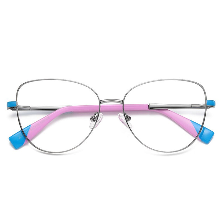 Hdcrafter Women's Full Rim Cat Eye Frame Eyeglasses 3019 Full Rim Hdcrafter Eyeglasses C2